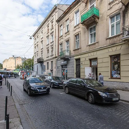 Apartment навпроти вернісажу біля оперного вулиця театральна 26 є балкон та інернет Lviv